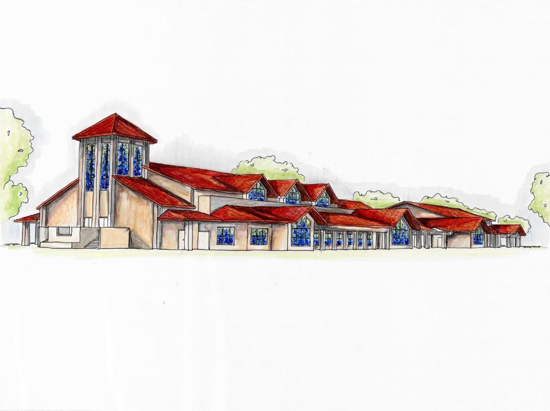 Technical drawings of the future home of Miramar Kingdom Community Center